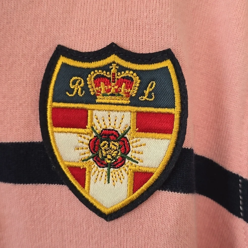 Ralph Lauren Vintage Pink Stripe Polo Dress